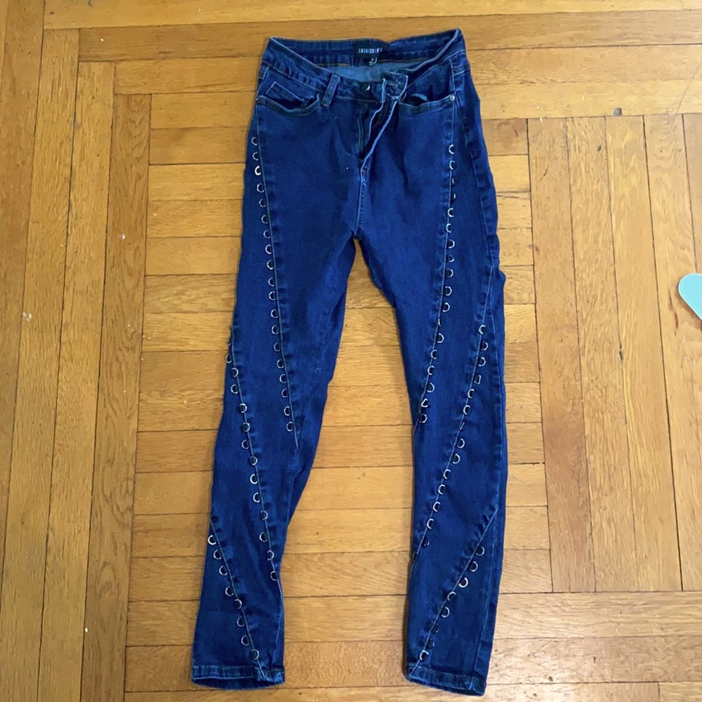 Detailed skinny jeans